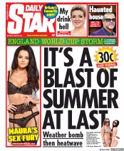 Daily Star () Newspaper Front Page for 24 June 2019