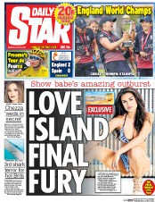 Daily Star () Newspaper Front Page for 24 July 2017