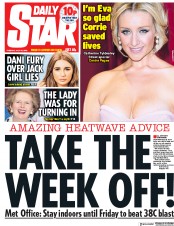 Daily Star () Newspaper Front Page for 24 July 2018