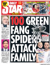 Daily Star () Newspaper Front Page for 24 September 2014