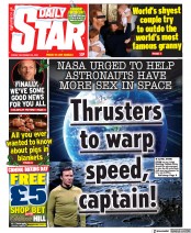 Daily Star () Newspaper Front Page for 25 December 2021
