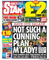 Daily Star () Newspaper Front Page for 25 February 2023