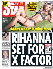 Daily Star () Newspaper Front Page for 25 March 2014