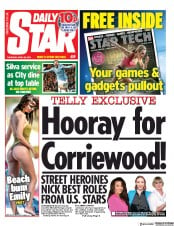 Daily Star () Newspaper Front Page for 25 April 2019