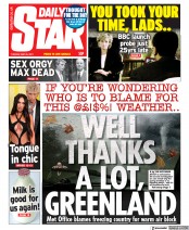 Daily Star () Newspaper Front Page for 25 May 2021