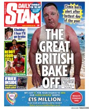Daily Star () Newspaper Front Page for 25 June 2020