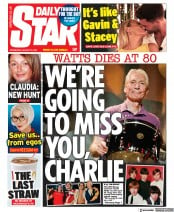 Daily Star () Newspaper Front Page for 25 August 2021