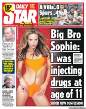 Daily Star () Newspaper Front Page for 25 September 2013