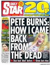 Daily Star () Newspaper Front Page for 26 October 2016