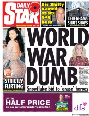 Daily Star () Newspaper Front Page for 26 October 2018