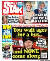 Daily Star () Newspaper Front Page for 26 October 2021