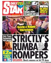 Daily Star () Newspaper Front Page for 26 November 2019