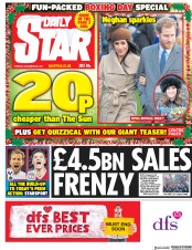 Daily Star () Newspaper Front Page for 26 December 2017