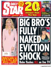 Daily Star () Newspaper Front Page for 26 January 2017
