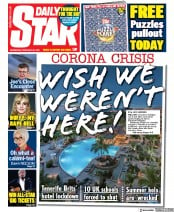 Daily Star () Newspaper Front Page for 26 February 2020