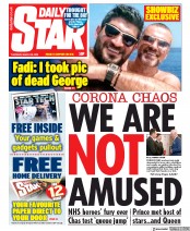 Daily Star () Newspaper Front Page for 26 March 2020