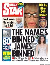 Daily Star () Newspaper Front Page for 26 April 2019