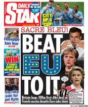 Daily Star () Newspaper Front Page for 26 April 2021