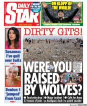 Daily Star () Newspaper Front Page for 26 June 2020