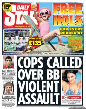 Daily Star () Newspaper Front Page for 26 July 2013