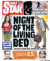 Daily Star () Newspaper Front Page for 26 July 2019