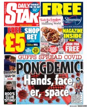 Daily Star () Newspaper Front Page for 26 July 2021