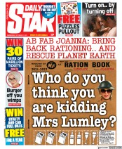 Daily Star () Newspaper Front Page for 27 October 2021
