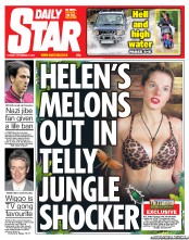 Daily Star () Newspaper Front Page for 27 November 2012