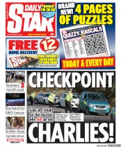Daily Star () Newspaper Front Page for 27 March 2020