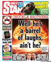 Daily Star () Newspaper Front Page for 27 April 2022