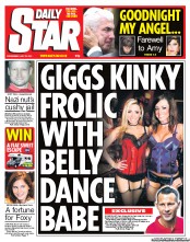 Daily Star () Newspaper Front Page for 27 July 2011