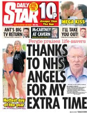 Daily Star () Newspaper Front Page for 27 July 2018