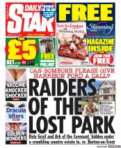 Daily Star () Newspaper Front Page for 27 July 2021