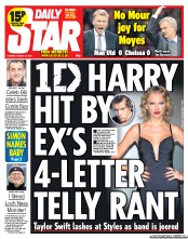 Daily Star () Newspaper Front Page for 27 August 2013