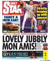 Daily Star () Newspaper Front Page for 27 August 2019
