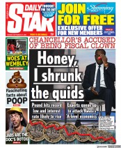 Daily Star () Newspaper Front Page for 27 September 2022
