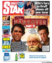 Daily Star () Newspaper Front Page for 28 October 2021