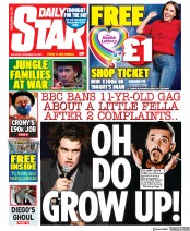 Daily Star () Newspaper Front Page for 28 November 2020