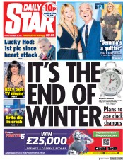 Daily Star () Newspaper Front Page for 28 December 2018