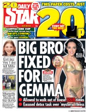 Daily Star () Newspaper Front Page for 28 January 2016