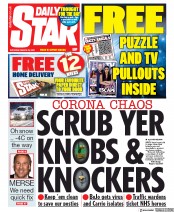 Daily Star () Newspaper Front Page for 28 March 2020