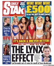 Daily Star () Newspaper Front Page for 28 May 2019