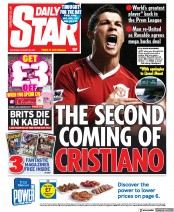 Daily Star () Newspaper Front Page for 28 August 2021