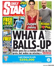 Daily Star () Newspaper Front Page for 28 September 2019