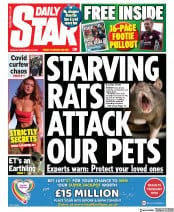 Daily Star () Newspaper Front Page for 28 September 2020