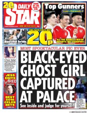 Daily Star () Newspaper Front Page for 29 December 2015