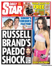 Daily Star () Newspaper Front Page for 29 March 2013