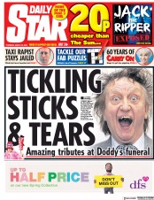 Daily Star () Newspaper Front Page for 29 March 2018