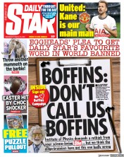 Daily Star () Newspaper Front Page for 29 March 2023