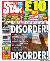 Daily Star () Newspaper Front Page for 29 April 2022